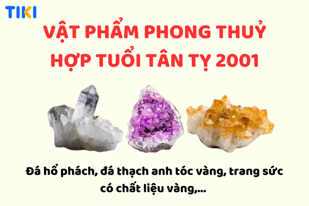 Vật phẩm phong thuỷ người sinh năm 2001 mệnh gì