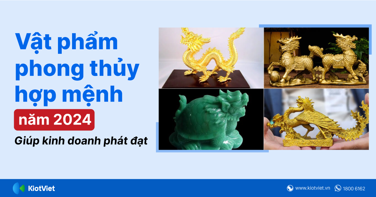8. vật phẩm phong thuỷ người sinh năm 2024 mệnh gì